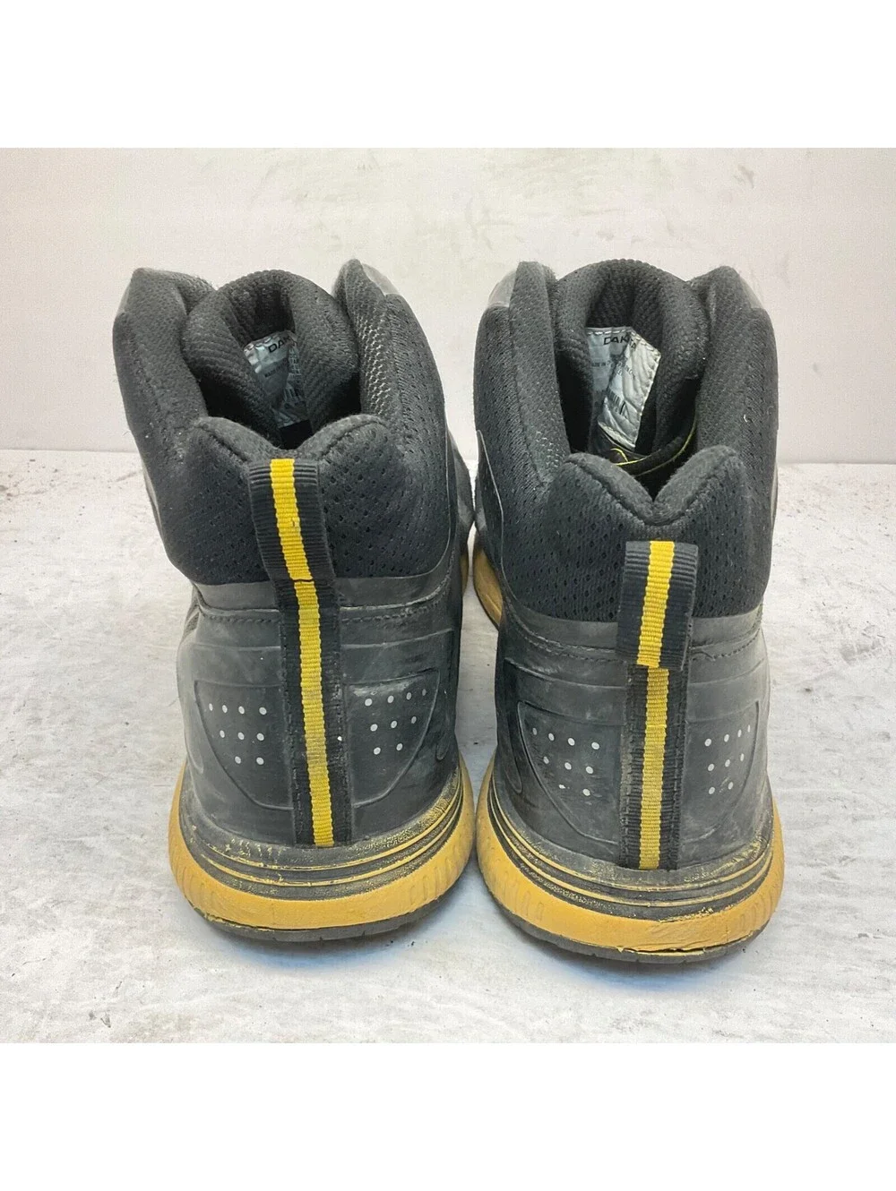 Dakota Men's Mid-Cut CTCP Athletic Safety Shoes 3822 Black/Yellow Size 12M